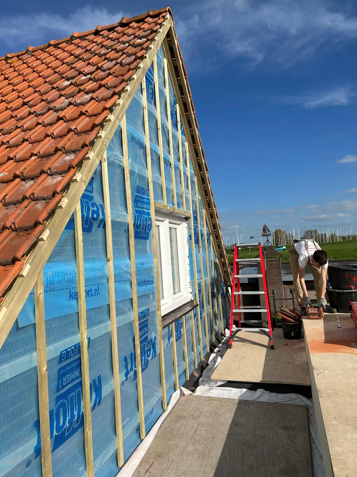 Gevel renovatie in wemeldinge