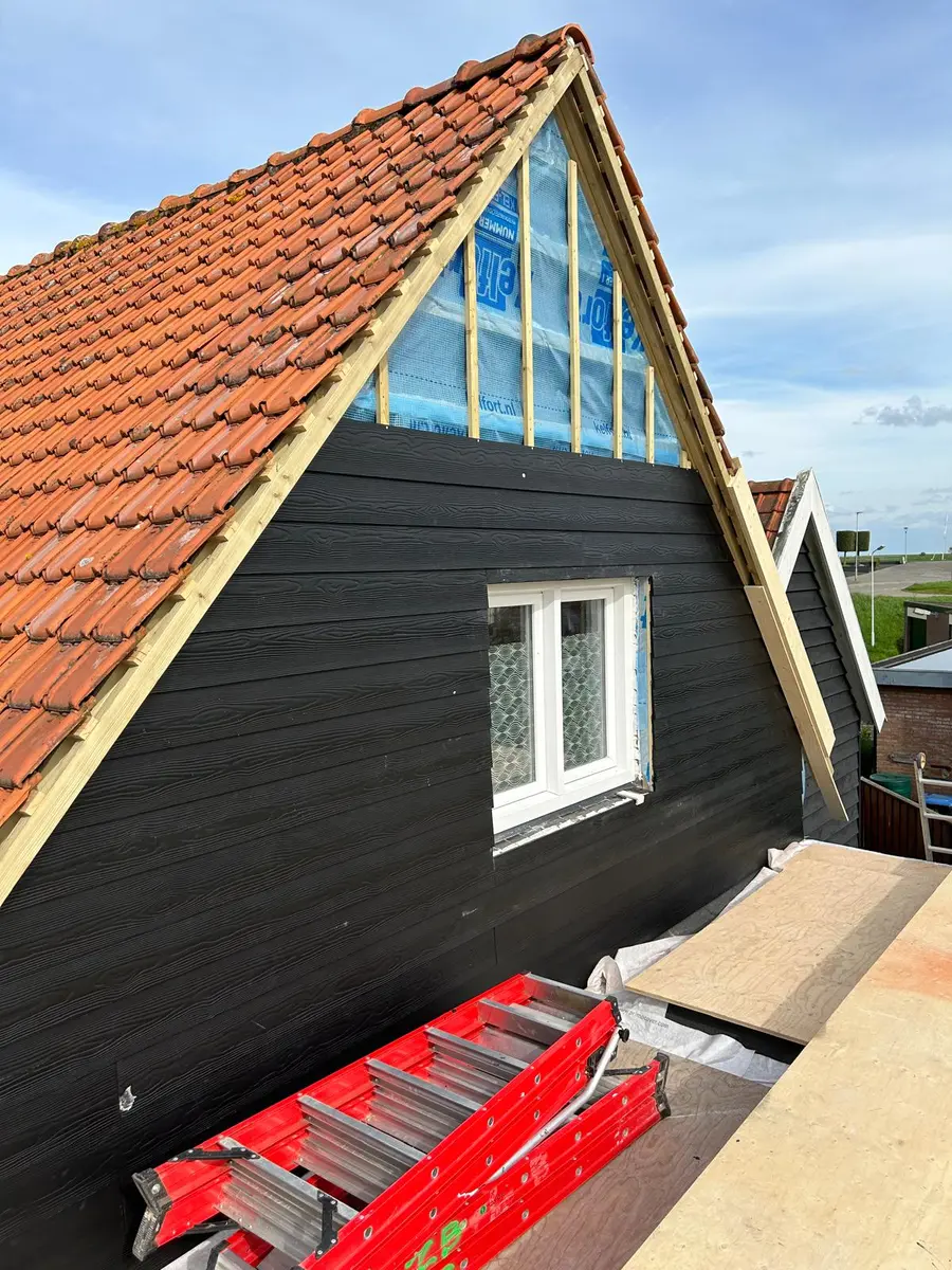 Renovatie werken op het dak