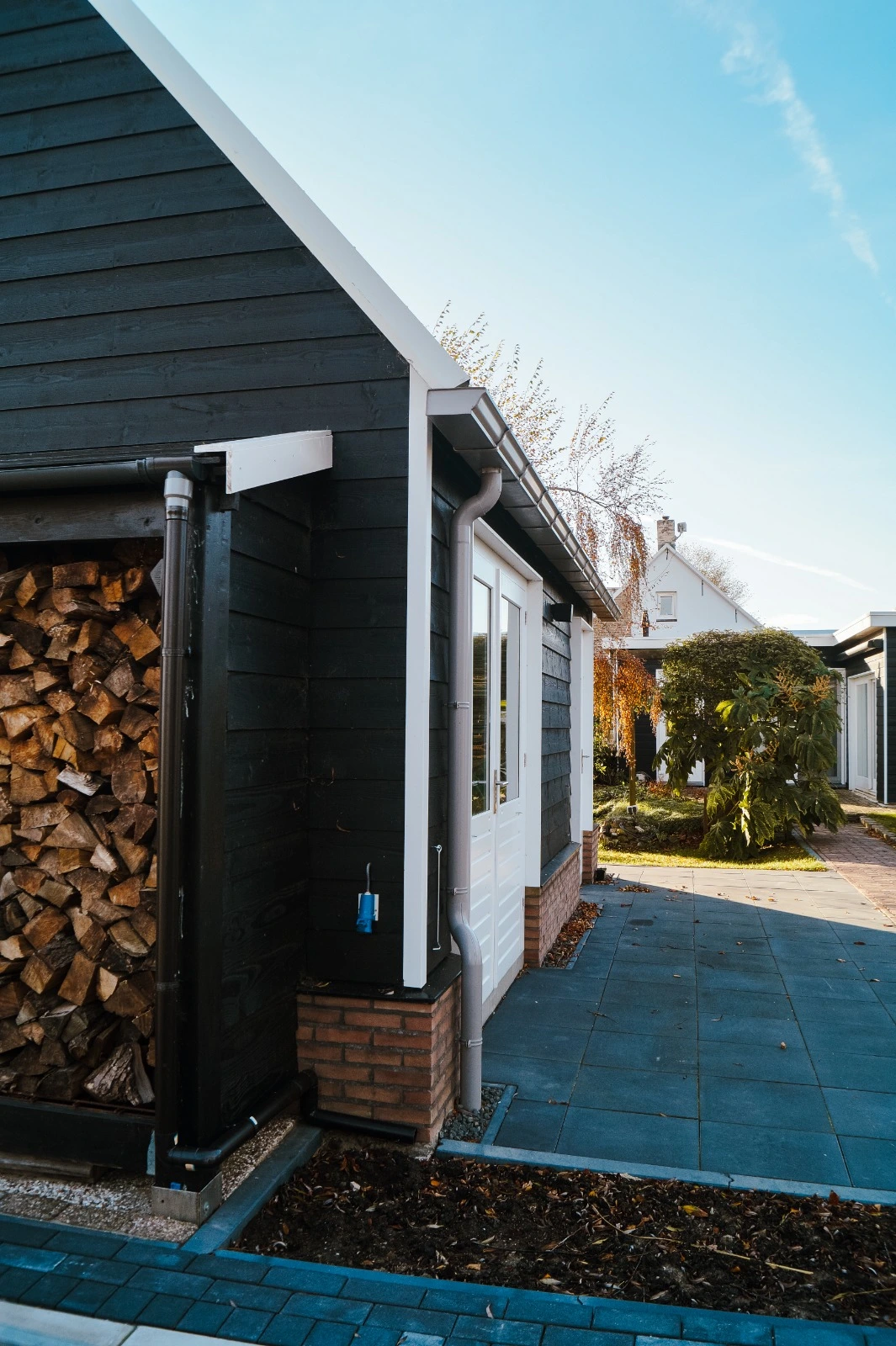 Nieuwbouw schuur gebouwd